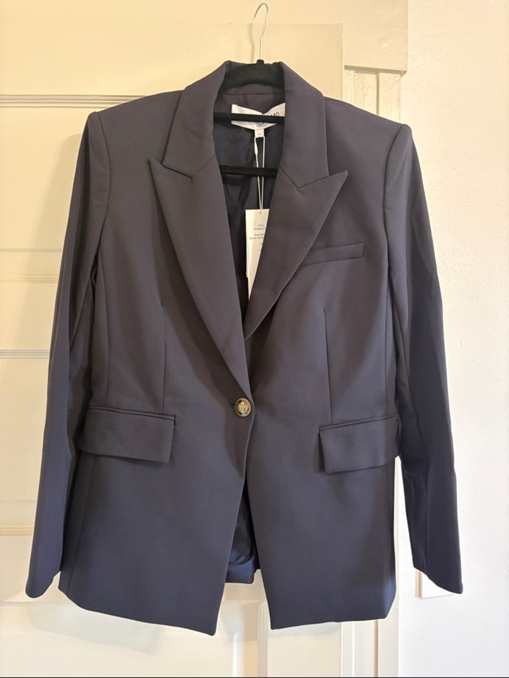 NWT Veronica beard NAIRA DICKEY JACKET in size 10, navy